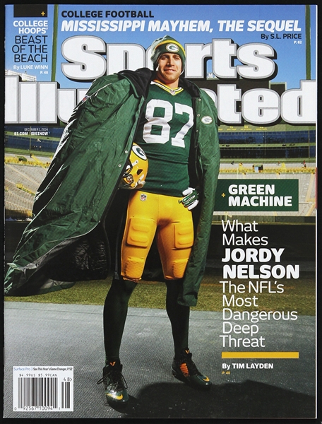 2014 Jordy Nelson Green Bay Packers Sports Illustrated 