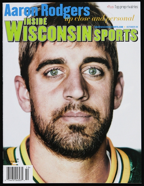 2009 Aaron Rodgers Green Bay Packers Inside Wisconsin Sports
