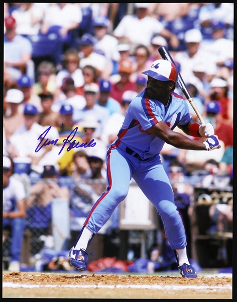 1979-1990 Tim Raines Montreal Expos Signed 11"x 14" Photo (JSA)