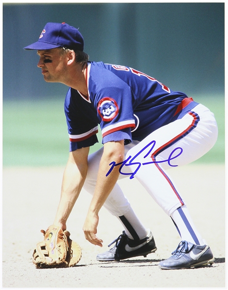 1988-2000 Mark Grace Chicago Cubs Signed 11"x 14" Photo (JSA)