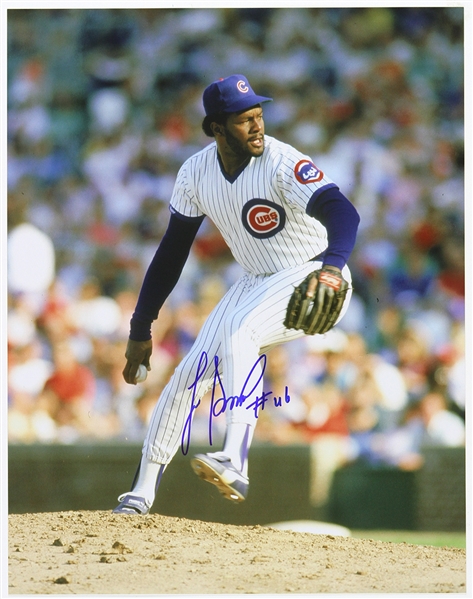 1980-1987 Lee Smith Chicago Cubs Signed 11"x 14" Photo (JSA)