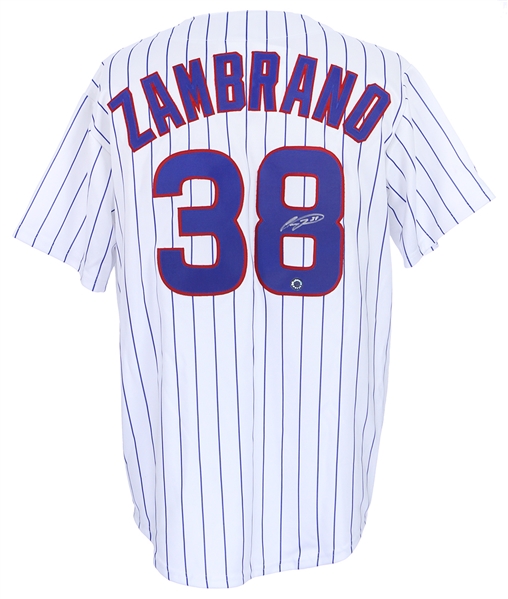 2000s Carlos Zambrano Chicago Cubs Signed Jersey (JSA)