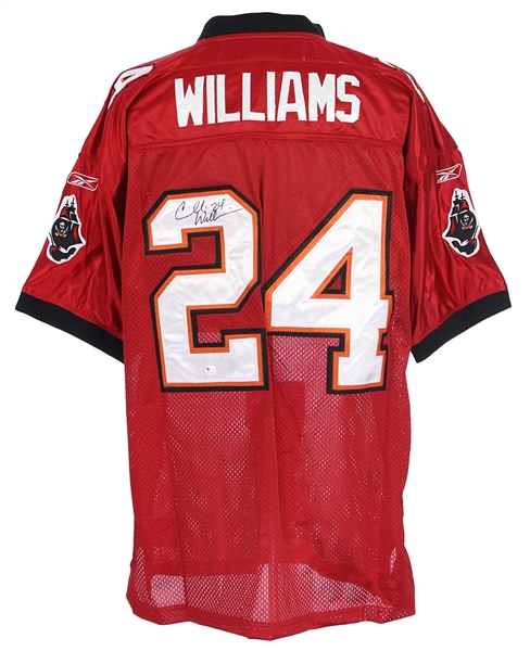2000s Cadillac Williams Tampa Bay Buccaneers Signed Jersey (JSA)