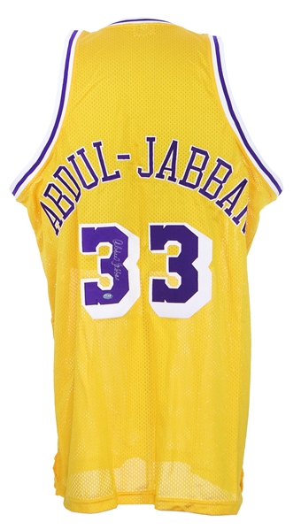 2000s Kareem Abdul Jabbar Los Angeles Lakers Signed Jersey (JSA)