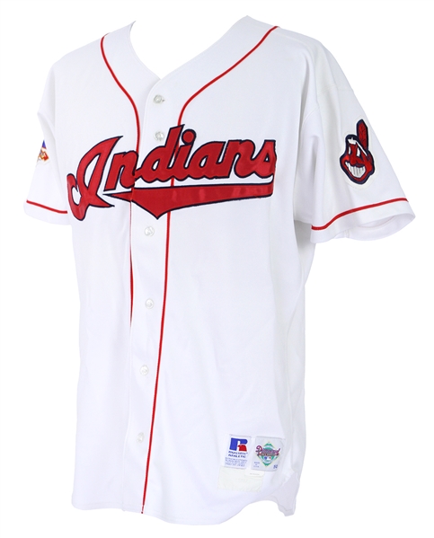 1997 Mark Wiley Cleveland Indians Game Worn Home Jersey (MEARS LOA)
