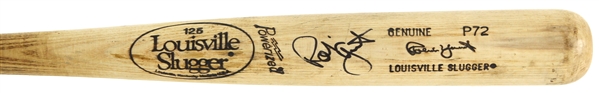 1986-89 Robin Yount Milwaukee Brewers Signed Louisville Slugger Professional Model Bat (MEARS LOA & PSA/DNA)