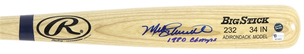 2000s Mike Schmidt Philadelphia Phillies Signed Rawlings Adirondack Bat (JSA)
