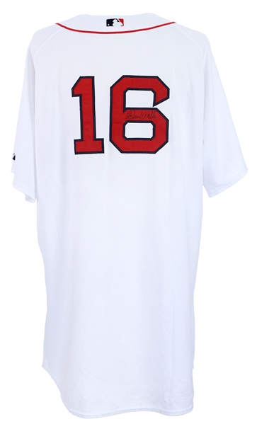 2006 David Wells Boston Red Sox Autographed Game Worn Jersey (MEARS LOA) (JSA)