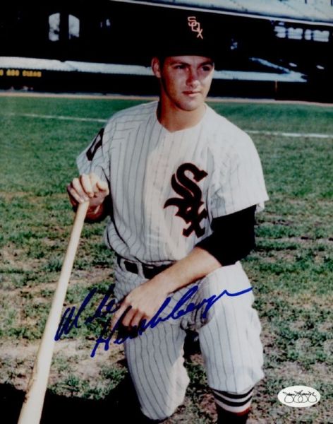 1961-64 Chicago White Sox Mike Hershberger Auto 8x10 Color Photo JSA Hologram