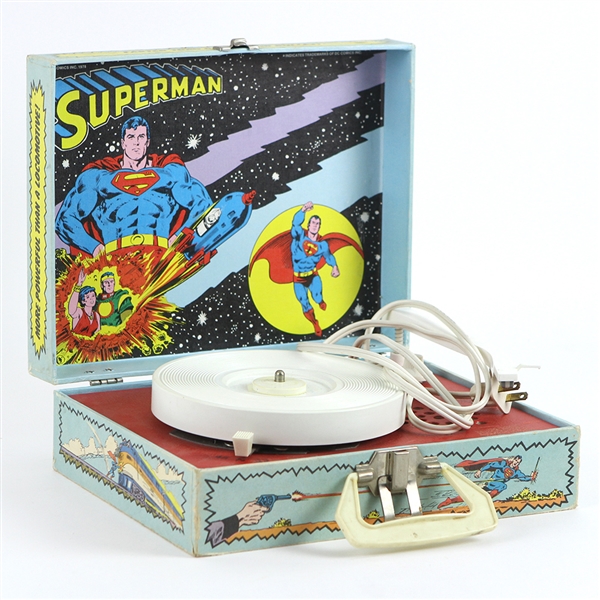 1978 Superman Portable Model SP19 Record Player 