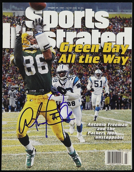 1997 Antonia Freeman Green Bay Packers Signed Sports Illustrated (JSA)