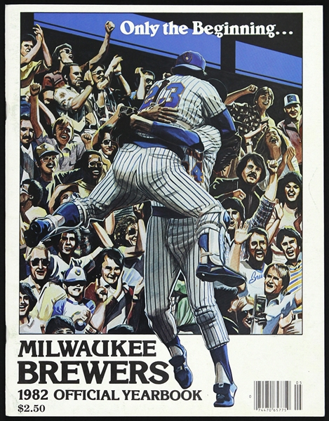 1982 Milwaukee Brewers Official Yearbook 