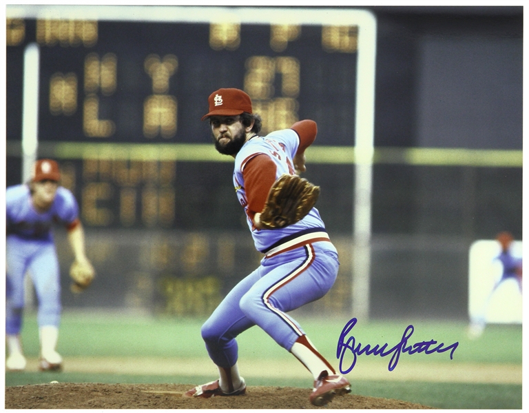 1981-1984 Bruce Sutter St. Louis Cardinals Signed 11"x 14" Photo (JSA)