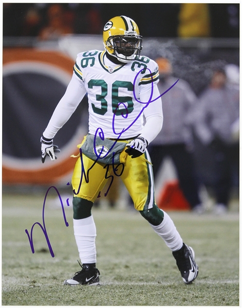2005-2011 Nick Collins Green Bay Packers Signed 11"x 14" Photo (JSA)
