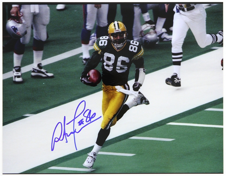 1995-2001 Antonio Freeman Green Bay Packers Signed 11"x 14" Photo (JSA)