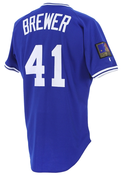 1994 Billy Brewer Kansas City Royals Game Worn Jersey (MEARS LOA)