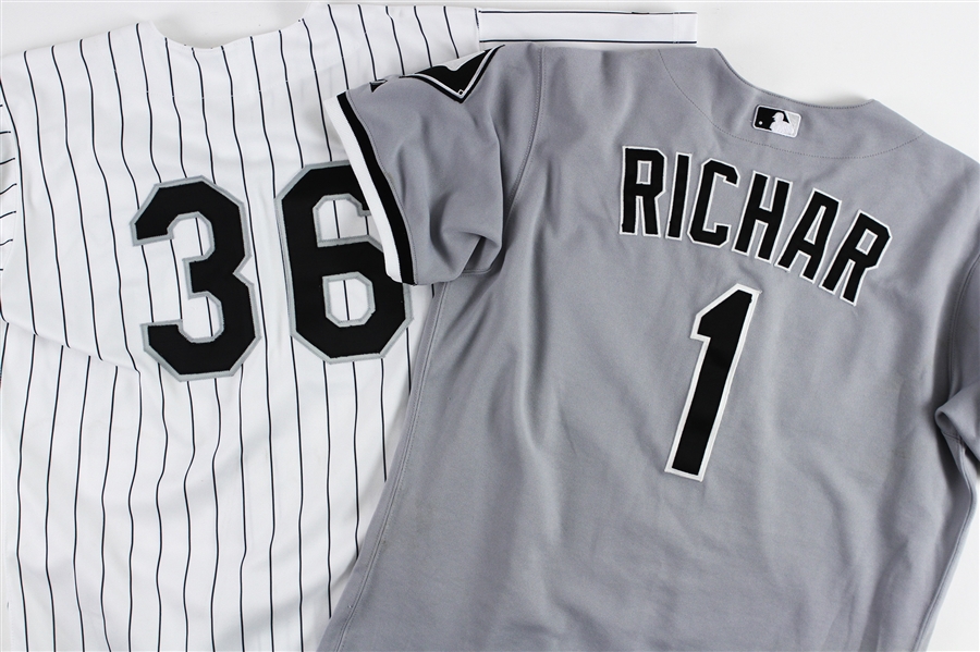 2002-2007 Kevin Tapani and Danny Richar Chicago White Sox Game Worn Jerseys (Lot of 2) (MEARS LOA)