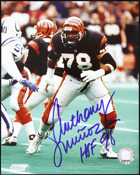 2000s Anthony Munoz Cincinnati Bengals Signed 8" x 10" Photo (JSA)