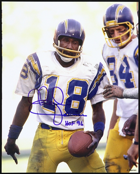 2000s Charlie Joiner San Diego Chargers Signed 8" x 10" Photo (JSA)
