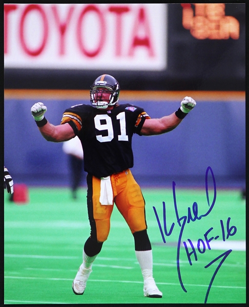 2010s Kevin Greene Pittsburgh Steelers Signed 8" x 10" Photo (JSA)