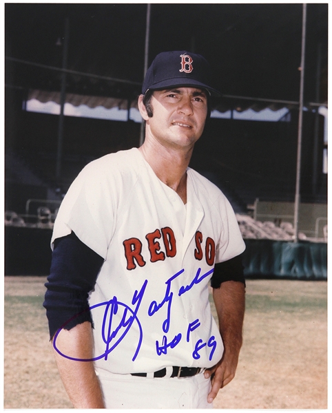 2000s Carl Yastrzemski Boston Red Sox Signed 8" x 10" Photo (JSA)