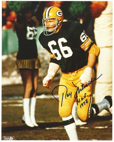 1995 Ray Nitschke Green Bay Packers Signed 8" x 10" Photo (JSA)