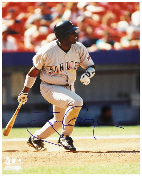 2000s Tony Gwynn San Diego Padres Signed 8" x 10" Photo (JSA)