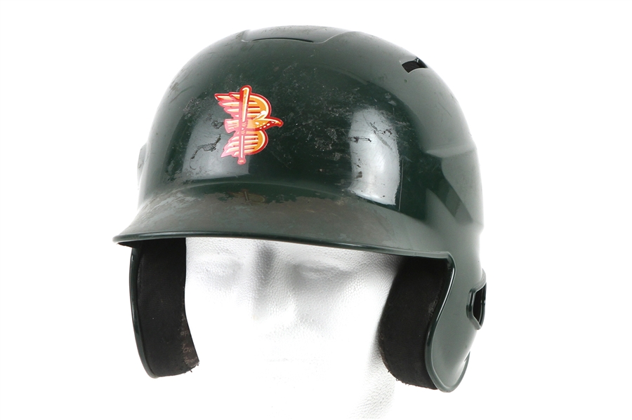 2010s Boise Hawks #25 Game Used Batting Helmet (MEARS LOA)