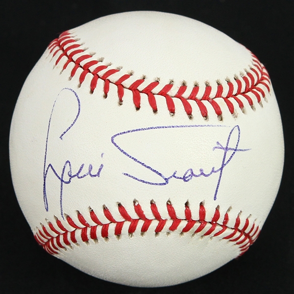 1994-1999 Luis Tiant Autographed OBAL Baseball (JSA) (MEARS LOA)