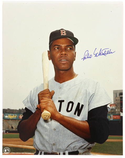 1963-1965 Felix Mantilla Boston Red Sox Signed 8"x 10" Photo (MEARS LOA)