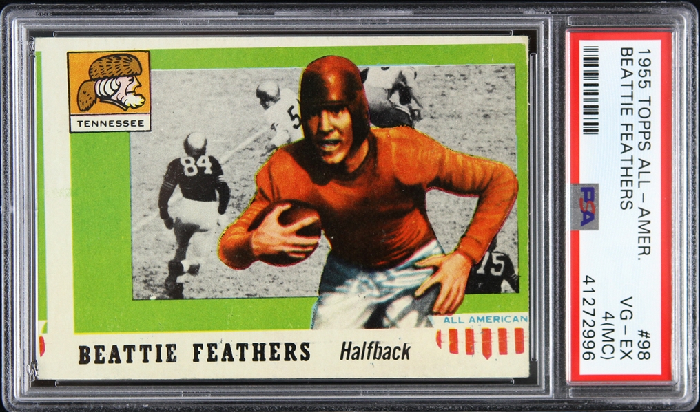 1955 Beattie Feathers University of Tennessee Topps Trading Card (PSA/DNA Slabbed)