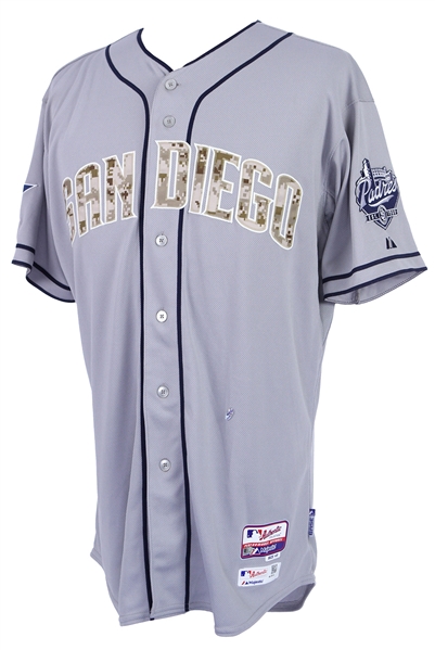 2014 (May 26) Will Venable San Diego Padres Game Worn Memorial Day Alternate Jersey (MEARS LOA/MLB Hologram)