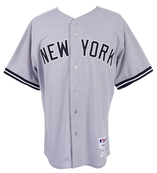 2013 David Robertson New York Yankees Game Worn Road Jersey (MEARS LOA/MLB Hologram/Steiner)