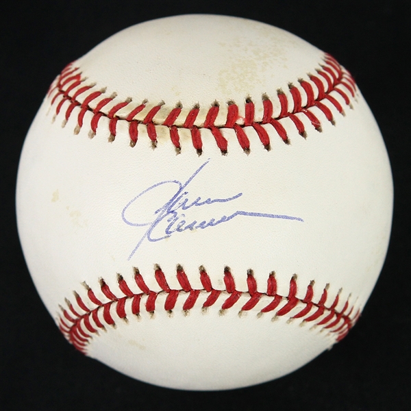 1993-94 Andre Dawson Boston Red Sox Signed OAL Brown Baseball (PSA/DNA)