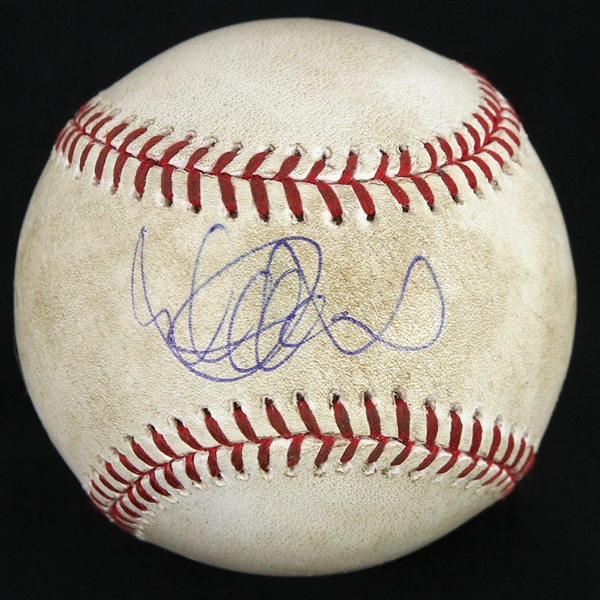 2014 Ichiro Suzuki New York Yankees Signed OML Selig Game Used Baseball (MEARS LOA/JSA/MLB Hologram/Steiner) 