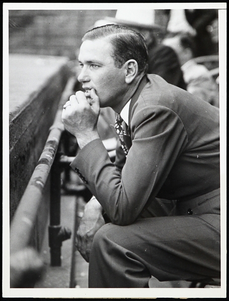 1937 Dizzy Dean Suspended St. Louis Cardinals 6”x8” Original B&W Photo (Snipe on reverse)