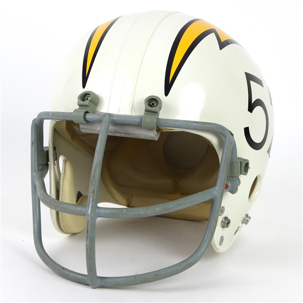 1960-73 Los Angeles/San Diego Chargers #52 Tribute Helmet