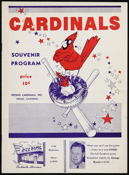 1940s Cardinals Minor League Program