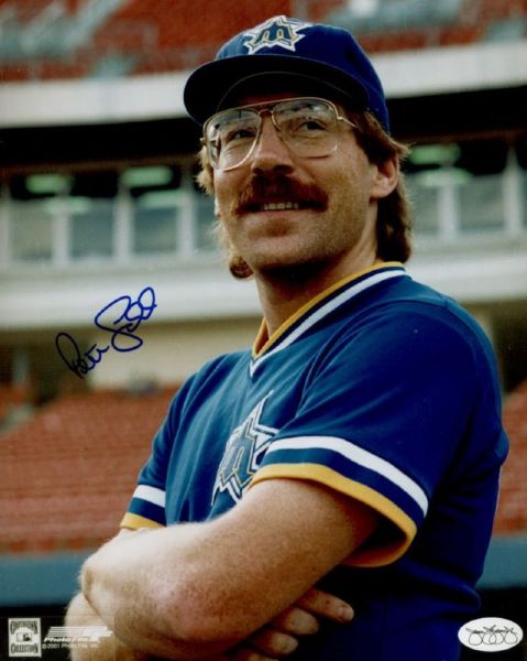 1986 Seattle Mariners Pete Ladd Autographed 8x10 Color Photo *JSA*