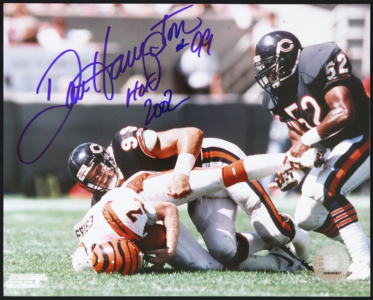 2000s Dan Hampton Chicago Bears Signed 8" x 10" Photo (JSA)