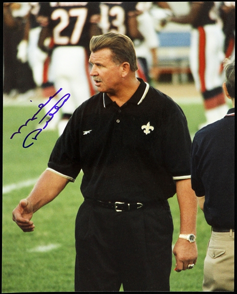 2000s Mike Ditka New Orleans Saints Signed 8" x 10" Photo (JSA)