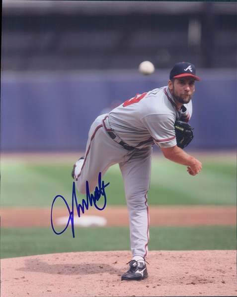 1988-1999, 2001-2008 John Smoltz Atlanta Braves Autograph Color 8"x10" Photo (JSA)