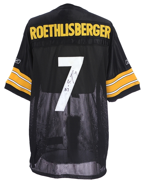 2004-Current Ben Roethlisberger Pittsburgh Steelers Autographed Reebok Authentic Jersey (JSA)