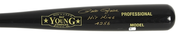 2000s Pete Rose Cincinnati Reds Signed Young Bat Company Bat (JSA)