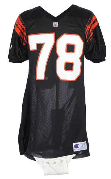 1991-92 Anthony Munoz Cincinnati Bengals Home Jersey (MEARS A5)