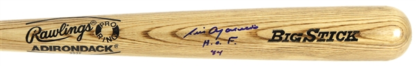 1984-86 Luis Aparicio Chicago White Sox Signed Rawlings Adirondack Bat (JSA)