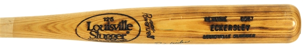 1984-86 Dennis Eckersley Chicago Cubs Signed Louisville Slugger Professional Model Bat (MEARS LOA/JSA)