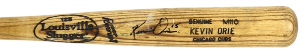 1997-98 Kevin Orie Chicago Cubs Signed Louisville Slugger Professional Model Game Used Bat (MEARS LOA/JSA)