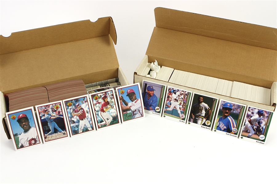 1989 Upper Deck & Bowman Baseball Trading Cards Complete Sets - Lot of 2 