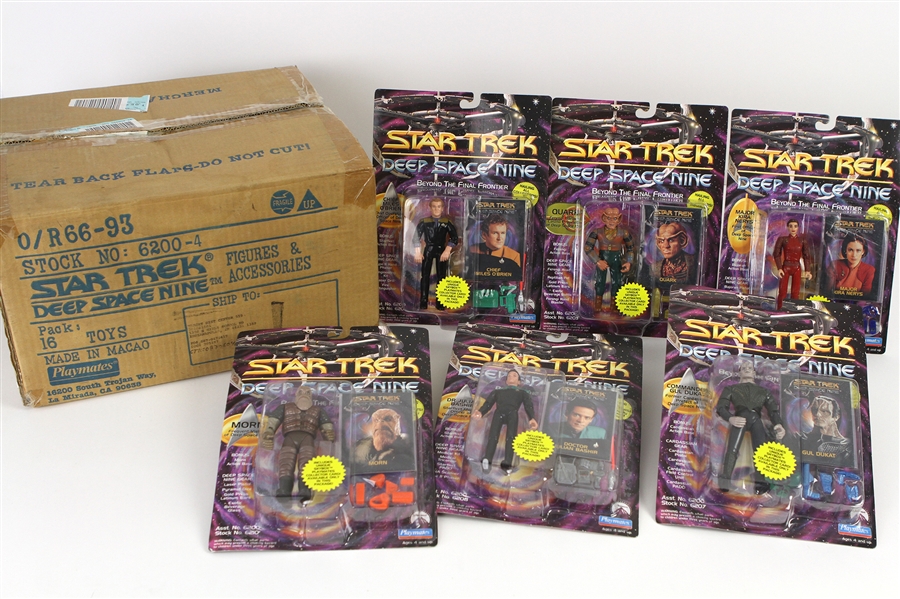 1993 Star Trek Deep Space Nine Playmates Open Case of 4" Figurines (Lot of 16)